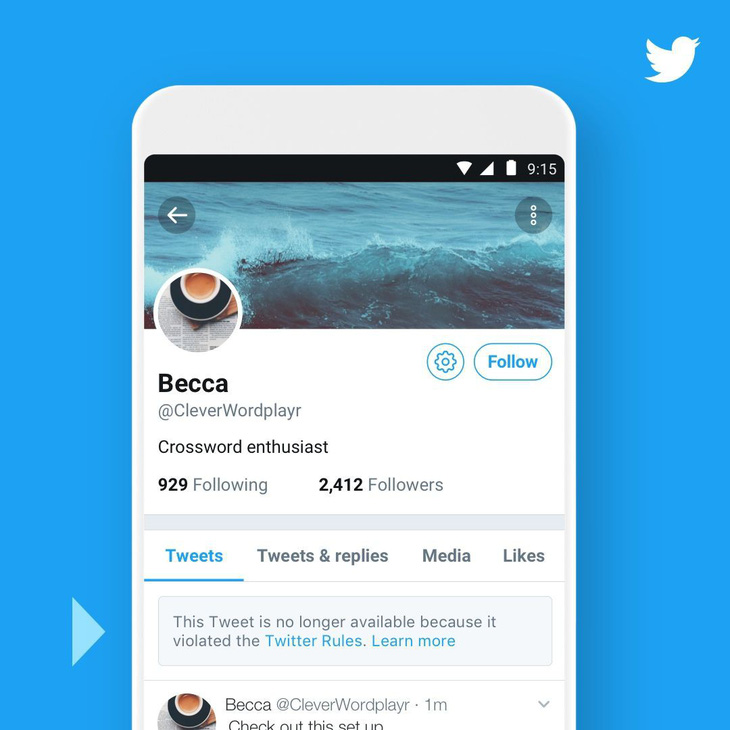 Twitter sẽ ‘bêu xấu’ công khai những tài khoản tweet ‘bậy’ - Ảnh 1.