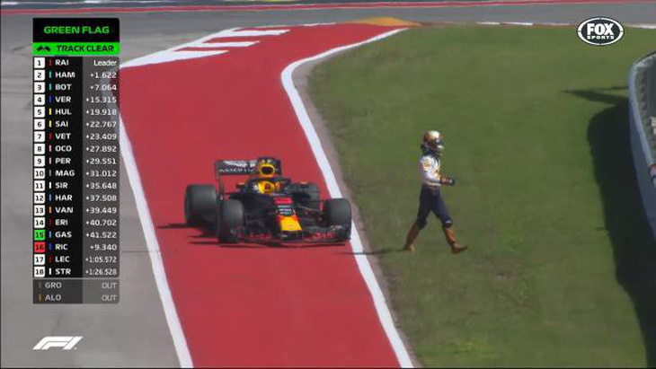 Tức tối vì xe gặp sự cố, tay đua Ricciardo đấm thủng tường phòng - Ảnh 1.