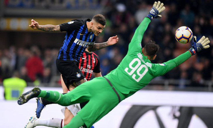 Icardi ghi bàn phút cuối, Inter thắng nghẹt thở Milan - Ảnh 1.
