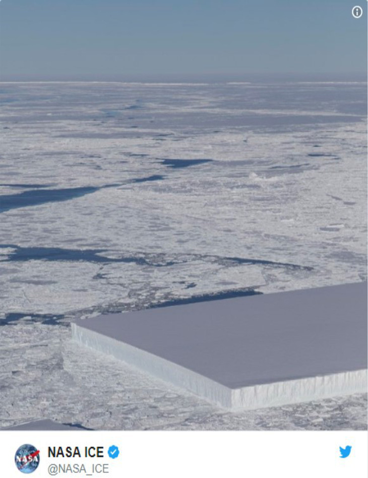 Bất ngờ với tảng băng đẹp kỳ lạ ở Nam Cực - Ảnh 1.