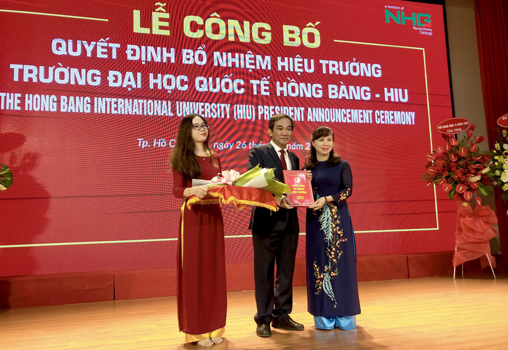 PGS.TS Hồ Thanh Phong làm hiệu trưởng ĐH Quốc tế Hồng Bàng - Ảnh 1.
