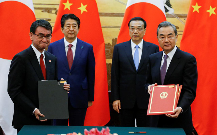 Trung - Nhật ký thỏa thuận 30 tỉ USD tại ‘bước ngoặt lịch sử’