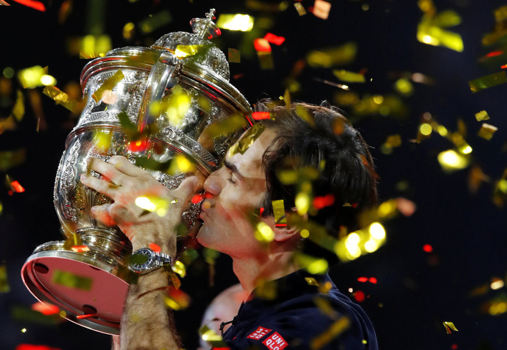 Federer giành danh hiệu thứ 99 trong sự nghiệp - Ảnh 1.