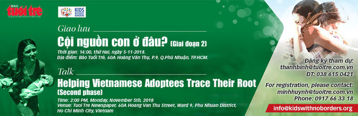 Cội nguồn con ở đâu: Tiếp nối hành trình giúp con nuôi gốc Việt - Ảnh 1.