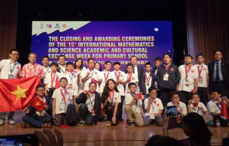 Việt Nam giành 8 huy chương vàng Olympic toán và Khoa học quốc tế - Ảnh 1.
