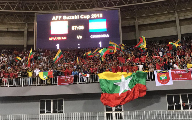 Myanmar ngược dòng thắng Campuchia 4-1