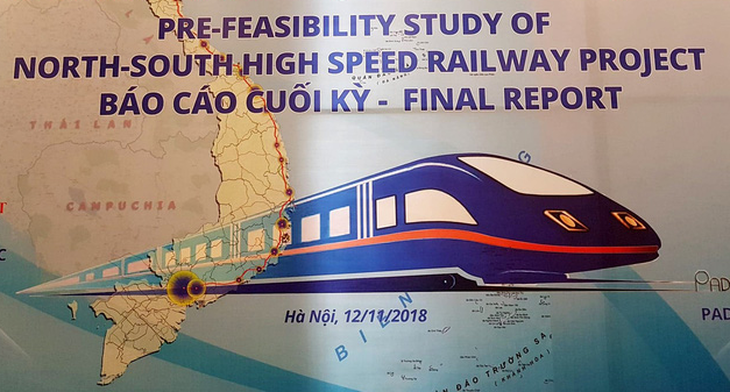 Trình Quốc hội dự án đường sắt tốc độ cao Bắc - Nam tháng 10-2019 - Ảnh 1.