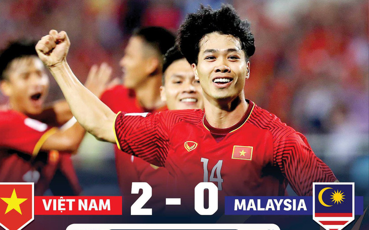 Thống kê trận Việt Nam thắng Malaysia 2-0