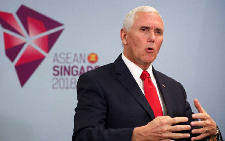 Ông Pence lại nói Mỹ sẽ tiếp tục tuần tra ở Biển Đông