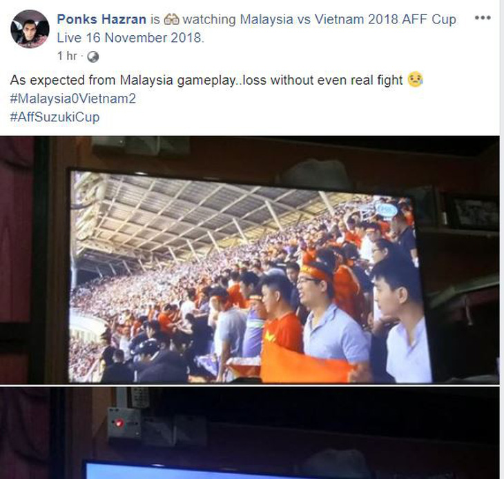 Cổ động viên Malaysia giận dữ vì thất bại của đội nhà - Ảnh 2.