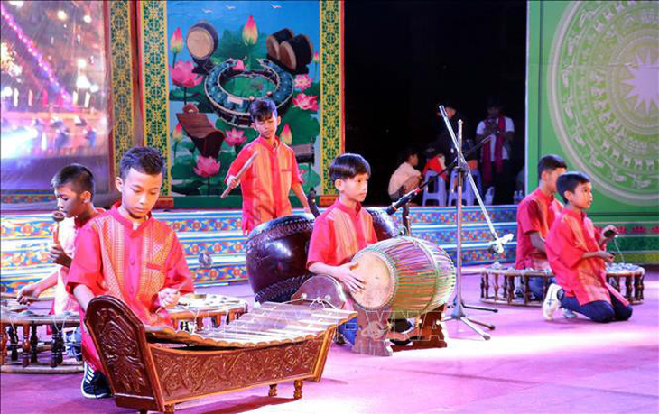Liên hoan nhạc ngũ âm và múa dân gian Khmer - Ảnh 1.