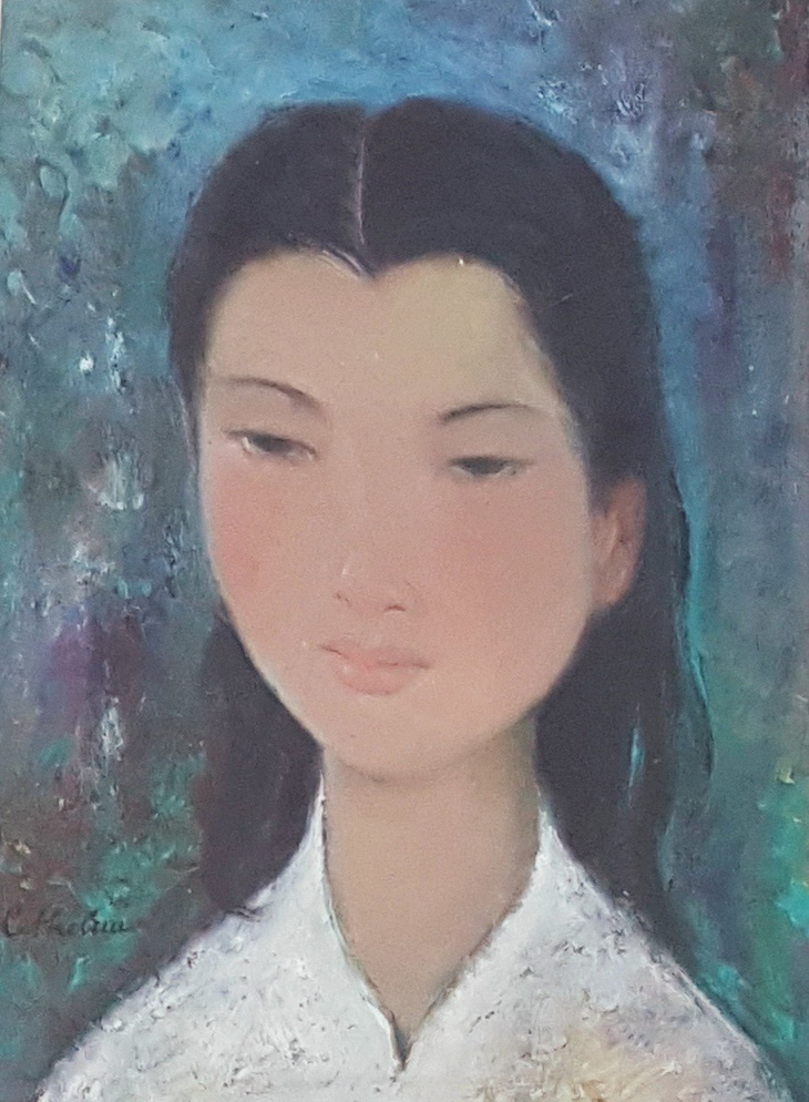 Xem tranh tại triển lãm Lê Thị Lựu - Ấn tượng hoàng hôn - Ảnh 8.