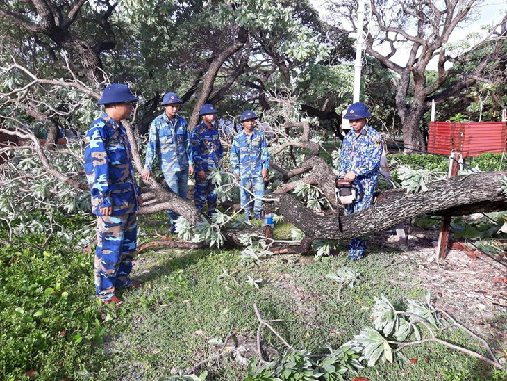 Huyện đảo Trường Sa không bị thiệt hại nhiều trong bão số 9 - Ảnh 1.