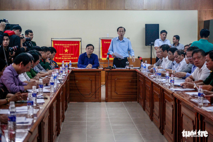 Bộ trưởng Nguyễn Xuân Cường: Bão số 9 di chuyển phức tạp - Ảnh 10.