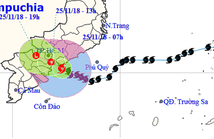 TP.HCM sắp có mưa rất to, khả năng xảy ra lốc xoáy - Ảnh 2.