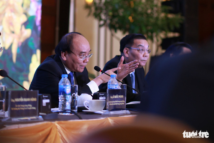 Thủ tướng Nguyễn Xuân Phúc đối thoại với người trẻ khởi nghiệp - Ảnh 6.