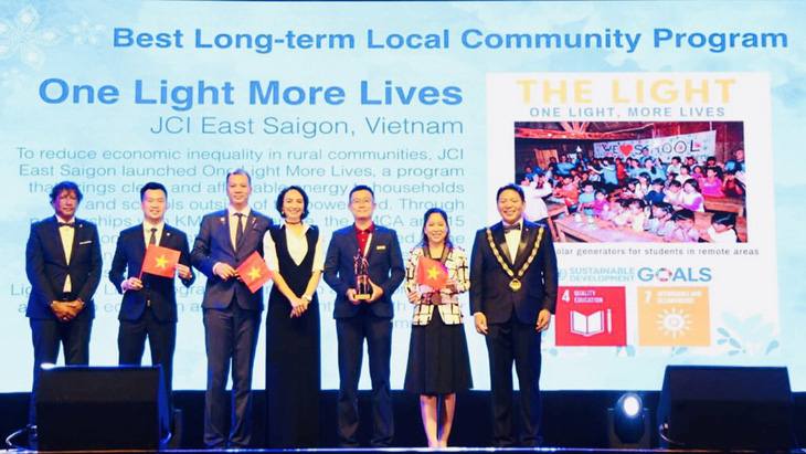 Dự án của JCI Vietnam giành giải thưởng quốc tế - Ảnh 1.