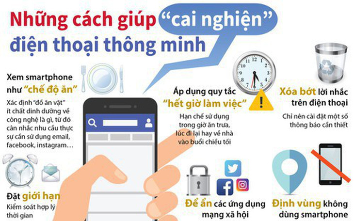 Cách 'cai nghiện' điện thoại thông minh