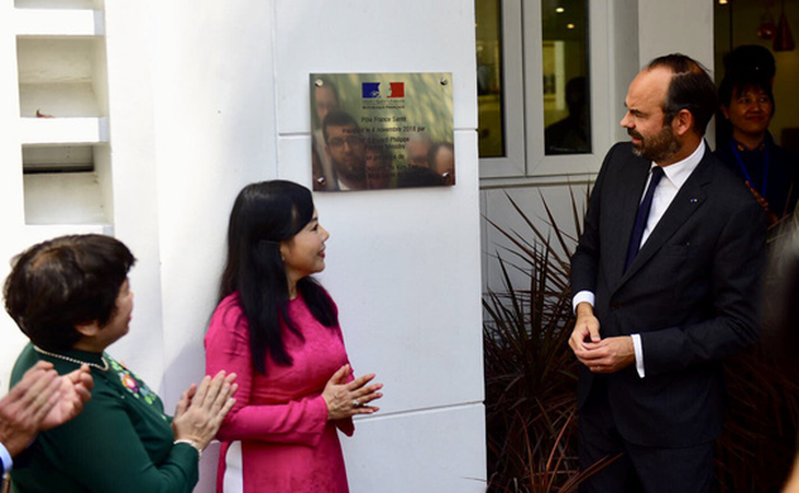 Thủ tướng Pháp dự khai trương Trung tâm Y tế tại TP.HCM - Ảnh 1.