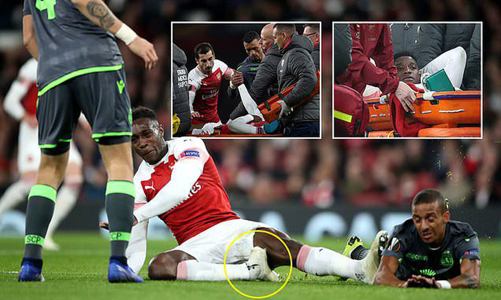Những màn chấn thương rùng rợn của các cầu thủ Arsenal - Ảnh 1.