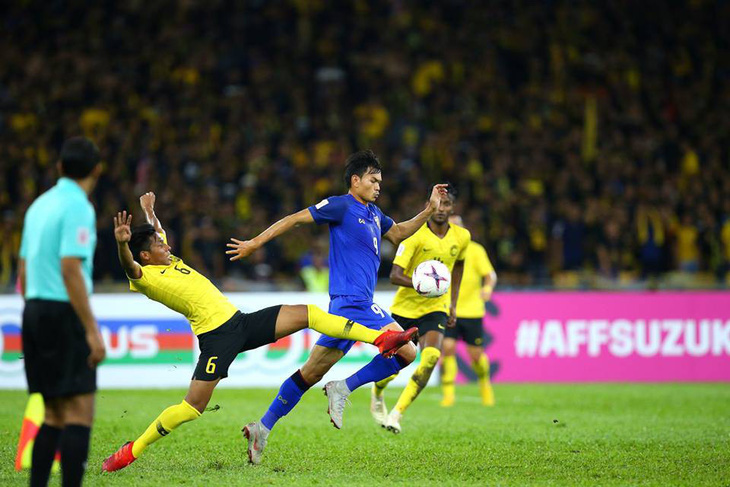 Cầm chân Malaysia, Thái Lan nắm lợi thế trước trận lượt về - Ảnh 1.