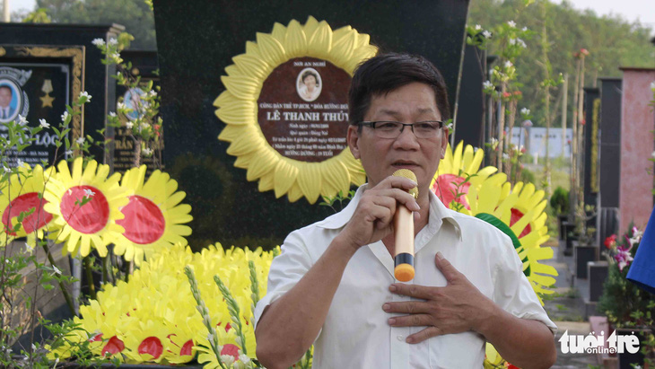 Hãy yêu nhau đi vang lên bên phần mộ Lê Thanh Thúy - Ảnh 4.