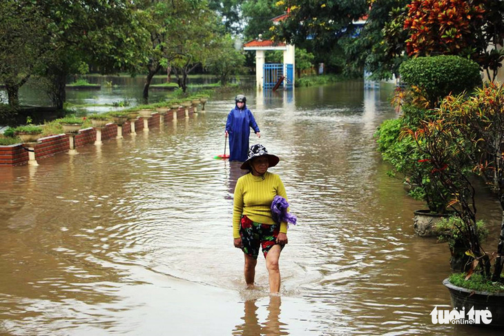 Thừa Thiên - Huế: mưa lớn gây ngập cục bộ, một người mất tích - Ảnh 1.