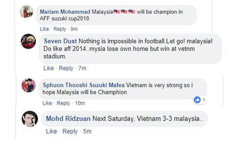 Hòa Việt Nam, CĐV Malaysia khen nức nở cầu thủ đội nhà - Ảnh 2.