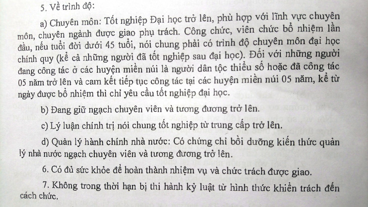 Thanh Hóa bị tuýt còi vì phân biệt đối xử bằng chính quy, tại chức - Ảnh 2.