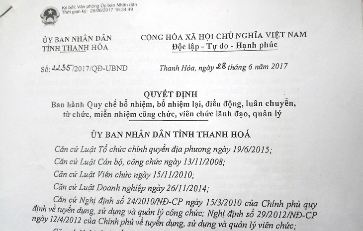 Thanh Hóa bị tuýt còi vì phân biệt đối xử bằng chính quy, tại chức - Ảnh 1.