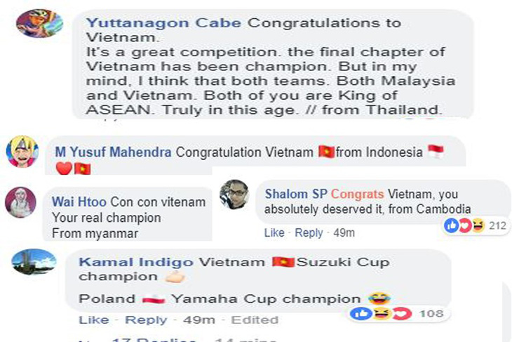 CĐV Hàn Quốc ngay lập tức chúc mừng tuyển Việt Nam vô địch - Ảnh 2.