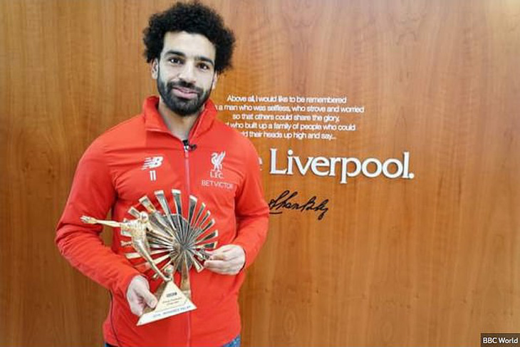 Salah đoạt danh hiệu Cầu thủ châu Phi xuất sắc nhất năm 2018 - Ảnh 1.