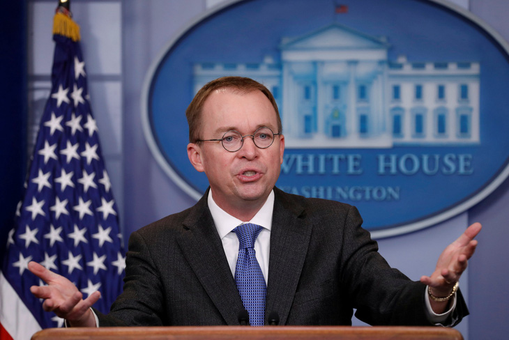 Ông Trump chọn giám đốc ngân sách Mulvaney làm quyền chánh văn phòng - Ảnh 1.