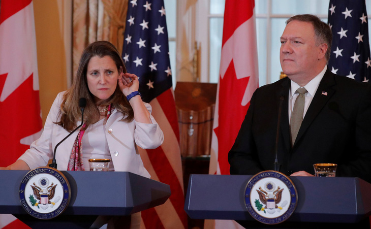 Ngoại trưởng Mỹ yêu cầu Trung Quốc thả hai công dân Canada - Ảnh 1.