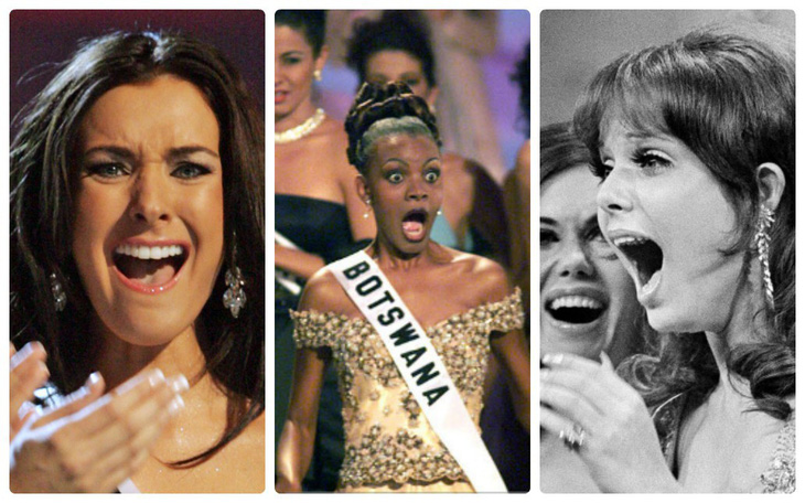Thí sinh Miss Universe khóc, la thét, há hốc mồm khi là Hoa hậu