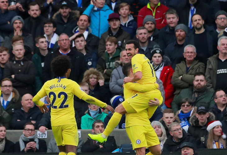 Hazard tỏa sáng, Chelsea khuất phục Brighton - Ảnh 1.