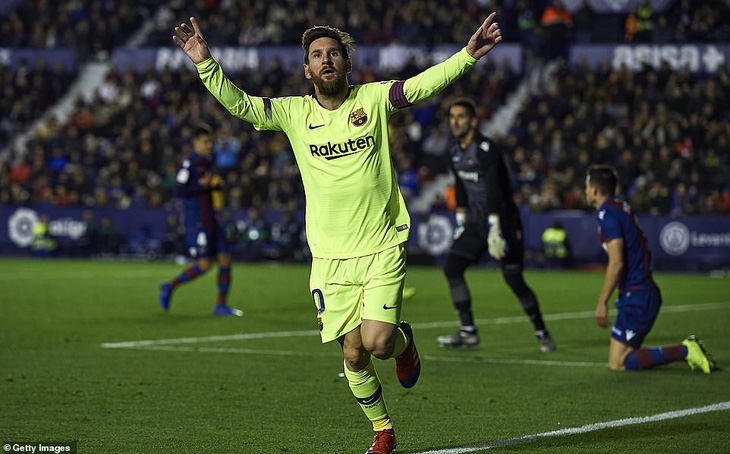 Messi lập hat-trick, Barcelona nhấn chìm Levante - Ảnh 2.
