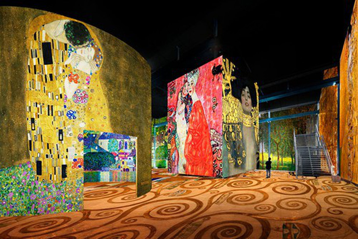 Triển lãm ánh sáng về danh họa Gustav Klimt - Ảnh 1.