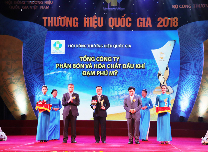 PVFCCo được công nhận Thương hiệu Quốc gia lần thứ 3 liên tiếp - Ảnh 1.