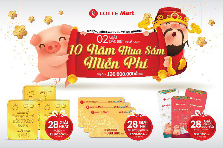 Lotte mart gửi trao khách hàng hàng ngàn món quà - Ảnh 1.