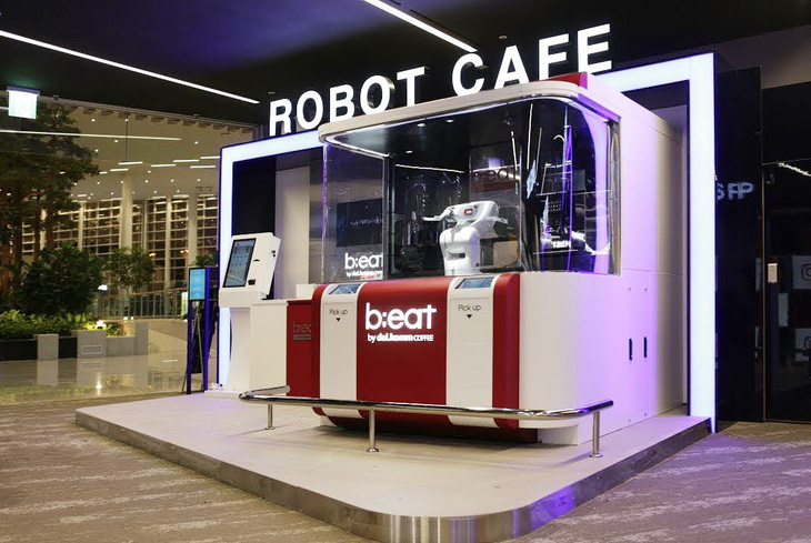 Quán cà-phê robot áp dụng mạng 5G đầu tiên trên thế giới - Ảnh 1.