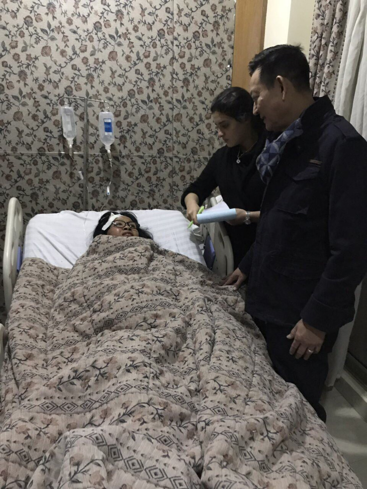 Hình ảnh từ bệnh viện Ai Cập đang chăm sóc các nạn nhân người Việt - Ảnh 1.