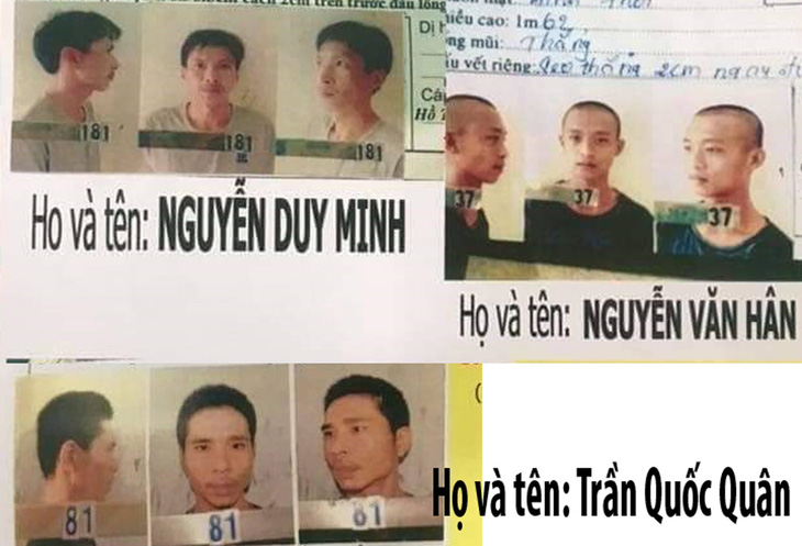 Truy tìm 3 người trốn khỏi trại tạm giam Công an tỉnh Kiên Giang - Ảnh 1.