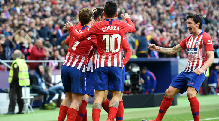 Thắng đậm, Atletico Madrid san bằng cách biệt với Barca - Ảnh 2.