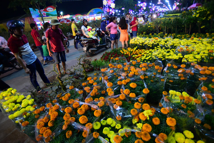 Sài Gòn khai mạc chợ hoa xuân Bình Điền - Ảnh 2.