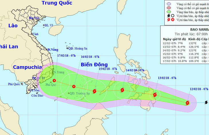 TP.HCM lên phương án chống bão Sanba - Ảnh 1.