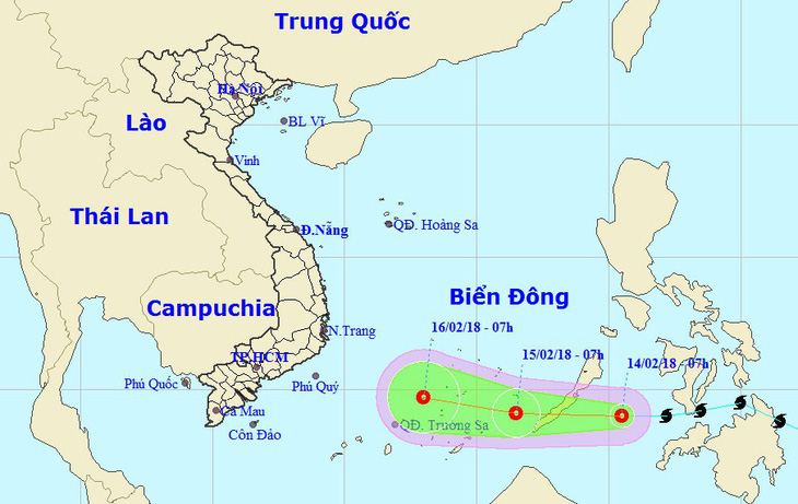 Bão Sanba suy yếu thành áp thấp nhiệt đới - Ảnh 1.