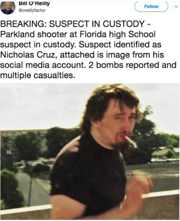 Tin giả rộ lên ăn theo vụ xả súng tại trường học ở Florida - Ảnh 1.