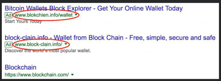 Khai thác quảng cáo của Google Adword để đánh cắp Bitcoin - Ảnh 1.