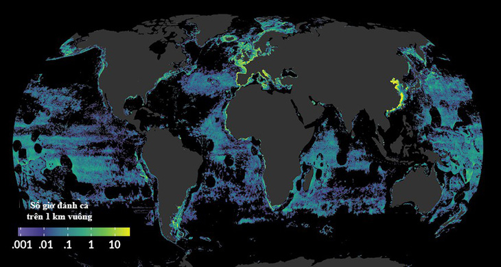 Choáng với bản đồ đánh bắt thủy sản thế giới - Ảnh 1.
